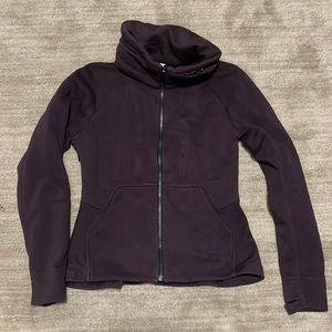 Lululemon Zip Up Sweatshirt Jacket Size 10 Deep Purple